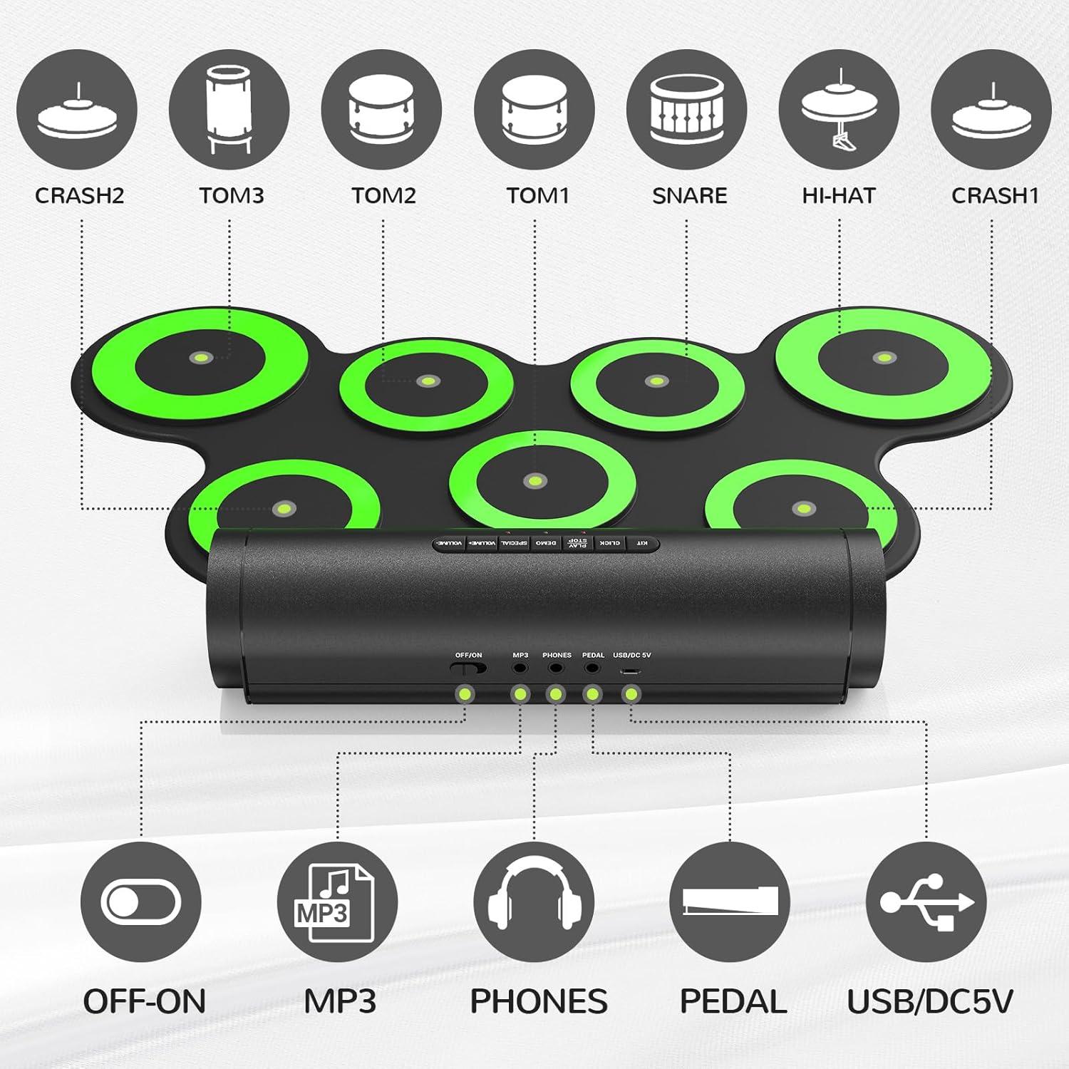 Our Review: PAXCESS G3066LG - Portable Electronic Drums